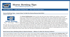 Desktop Screenshot of horsebettingtips.org